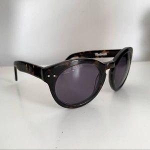 Madewell Round Frame Tortoiseshell Sunglasses